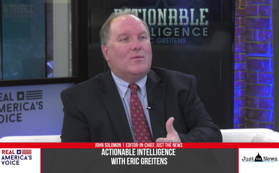 Eric Greitens speaks with John Soloman