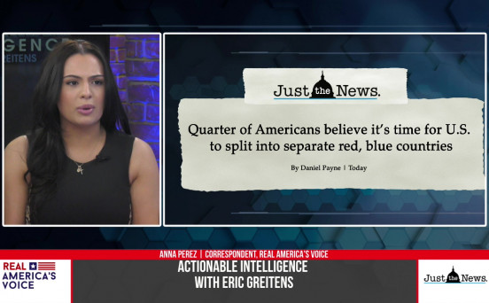 Eric Greitens speaks with Anna Perez and Sophie Mann