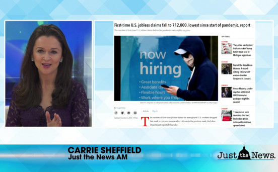 Jobless claims fall to lowest level since pandemic started