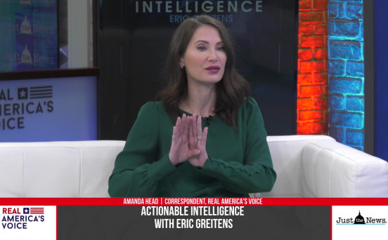 Eric Greitens speaks to Amanda Head correspondent of Real America's Voice