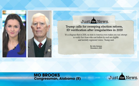 Just The News AM | Carrie Sheffield interviews Congressman Mo Brooks