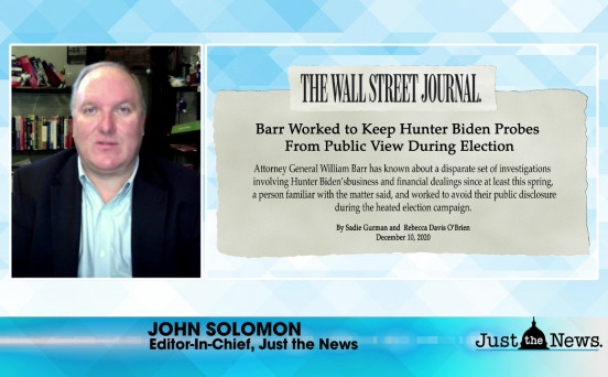 John Solomon, Editor in Chief - Hunter Biden saga grows / DOJ knew and blocked investigation