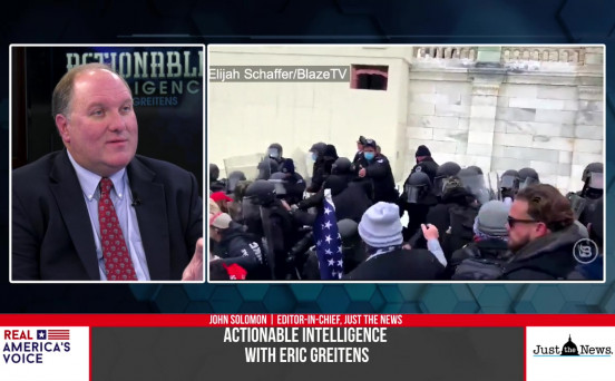 Eric Greitens Talk with John Solomon about DC Demonstration