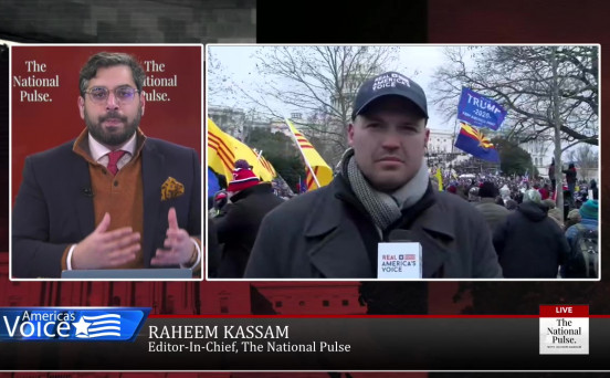 Raheem spends the whole show covering the Saving America protest, with live and breaking coverage.