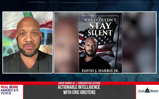 Eric Greitens speaks with David Harris Jr.