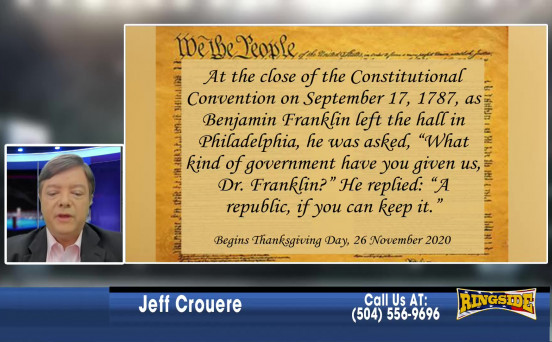 Jeff introduces The Keep The Republic Project January 7 2021