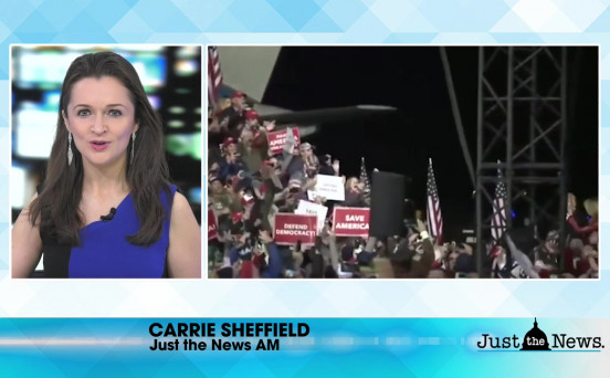 President Trump was in GA campaigning for GA Senate special elections / Rudy has Covid