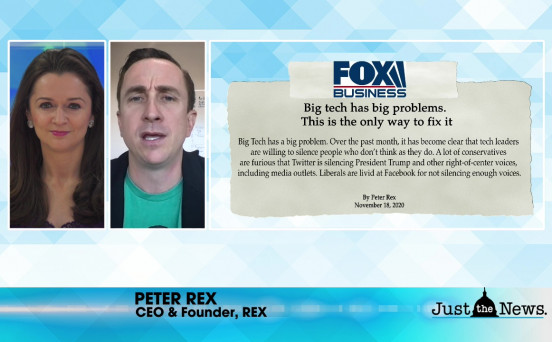 Peter Rex,  CEO And Founder Of Rex - The problems with Big Tech and censorship
