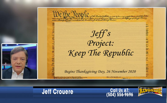 Jeff introduces The Keep The Republic Project january 14 2021
