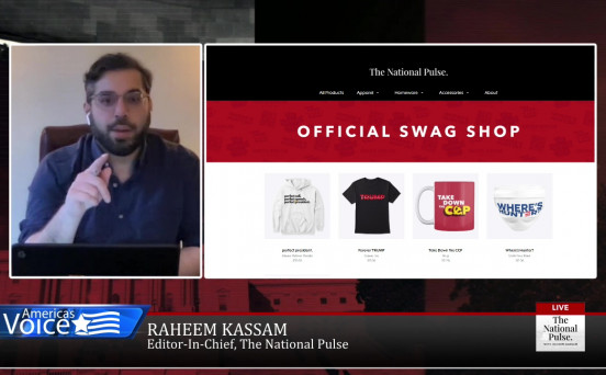 Raheem shows a clip exposing Pelosi gaslighting compared to reality, and Kane discusses his site