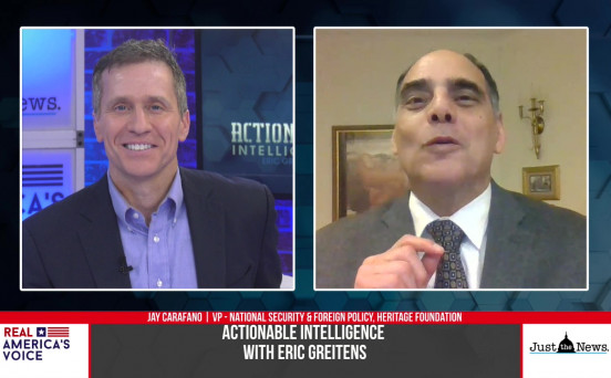 Eric Greitens speaks with Jay Carafano